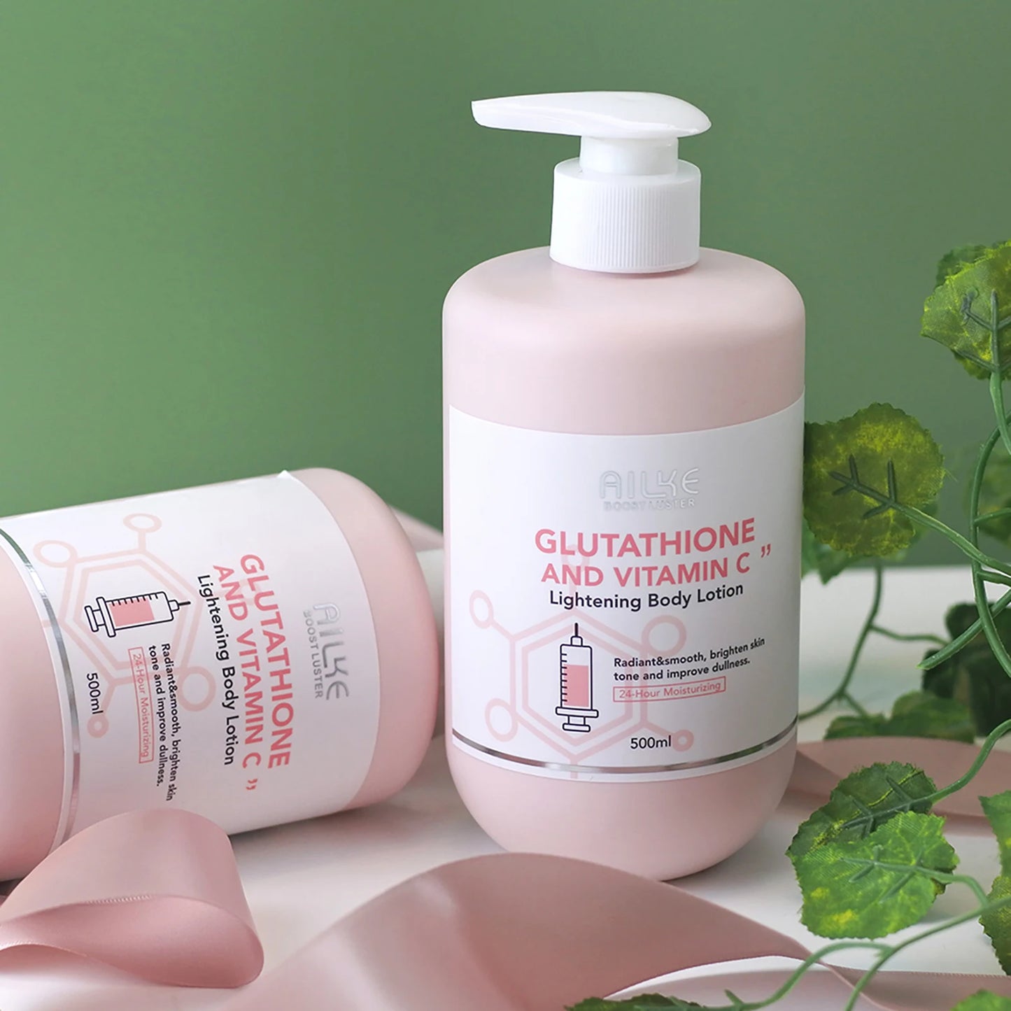 AILKE Vitamin C Glutathione Brightening Body Lotion for Even Skin