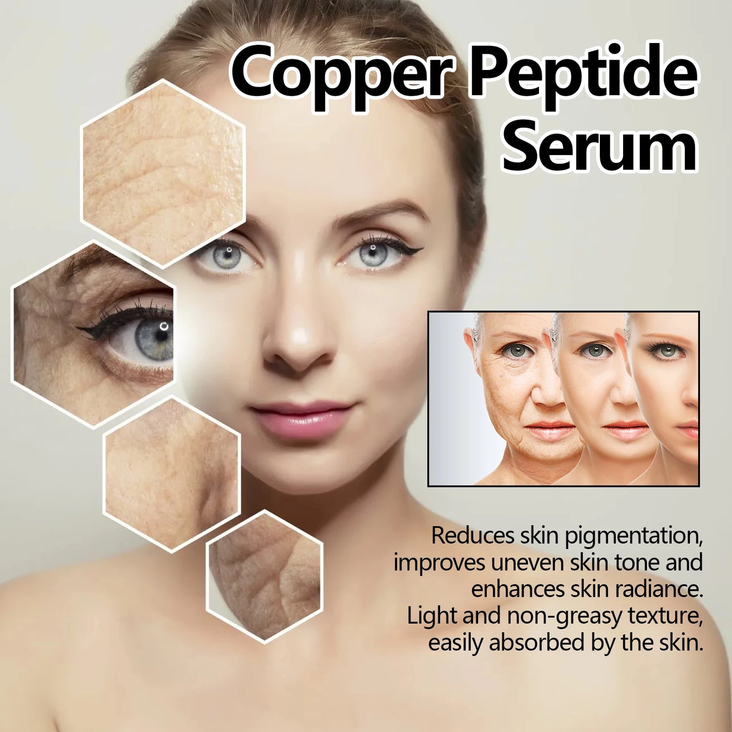 Eelhoe Copper Peptide Facial Serum for Firming Anti Aging